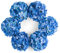 DuHouse Cabezas de hortensias Artificiales de Seda más Grandes con Tallo, Flores de hortensias Blancas Falsas para Boda, hogar, jardín, Centro de Mesa, Paquete de 6 (Azul Real)