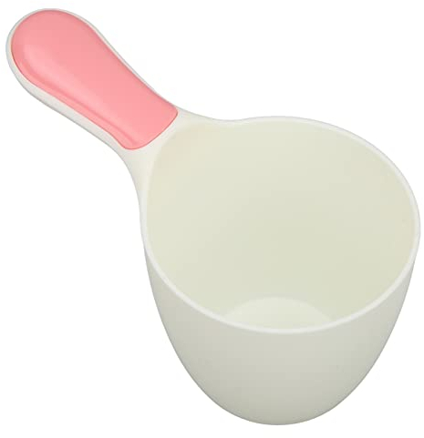 Gobelet de rinçage pour le bain de bébé, gobelets de bain pour rincer la tasse de bain pour enfants de couleur vive avec poignée confortable et durable (la couleur de la poignée est aléatoire)