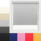 Ev Dekor Roller Blinds - Silver | Grey 60 Width 165 cm Drop, Thermal Blackout Roller Blind Insulated UV Protection Child Safe Premium Fabric Home Office Window Blinds