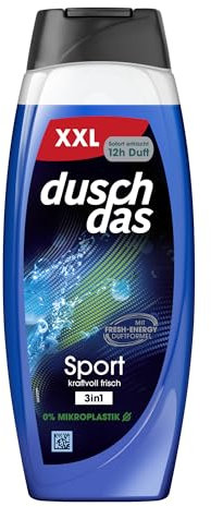 Duschdas 3-in-1 Duschgel & Shampoo Sport XXL Duschbad mit Fresh-Energy-Duftformel sorgt für einen erfrischenden Start in den Tag 450 ml