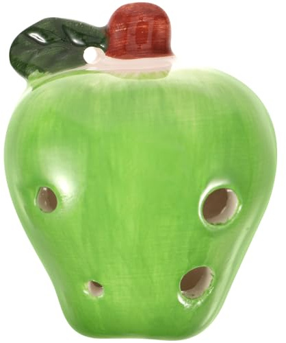 FUTUREORYY Piccola Ocarina in Ceramica Ac Tonalità Strumento Musicale Portatile per Principianti Ocarina Leggera e Durevole per Ragazzo Ragazza Ragazza Regalo e Souvenir Unico