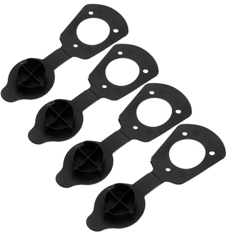 Cabilock 4 Pièces Capuchon et Joint en PVC Léger pour Support de Canne à Pêche Kayak, Installation Facile et Fixation Sécurisée pour Sorties de Pêche en Plein Air