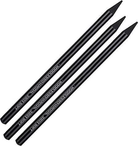 Aumotop Hårda/medium/mjuka Kolpennor Set Pen Point Anti-trasig Carbon Core Ritning Tillbehör för Konstnärer och Studenter