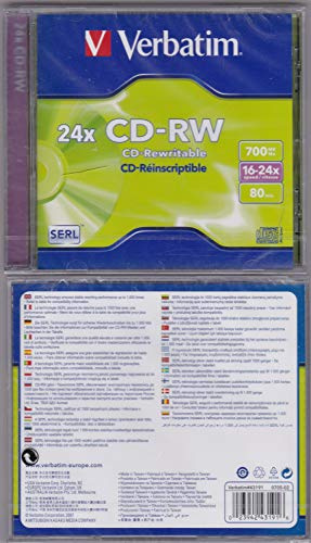Verbatim CDRW (16–24 x) J/Fall Ultra Speed