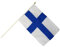 Stockflagge Finnland - 30 x 45 cm