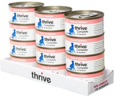 Thrive Complete Tuna with Salmon Wet Cat Food Cans – Adult & Senior – 12 x 75g