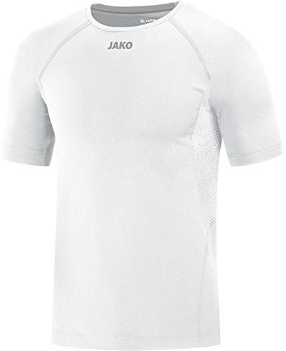 Jako Maglietta da Uomo Compression 2.0 Compression 2.0, Uomo, Maglietta Compression 2.0, 6151, Bianco, XS