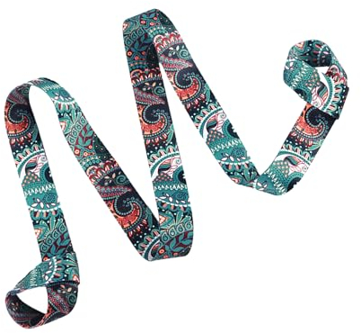 Sangle de transport réglable pour tapis de yoga - Sangle de yoga pour fitness et Pilates - Rembourrage dorsal inclus