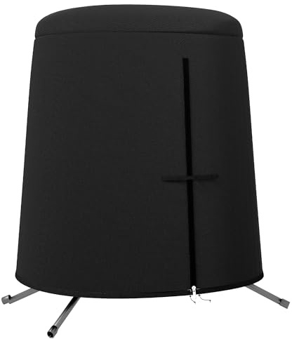 Outsunny Hängesessel Abdeckung Outdoor Wasserdicht Schutzhülle mit UV-Schutz Schutzplane für Hängekorb Schwingsessel Hängestuhl 300D Oxford Ø196 x 230H cm