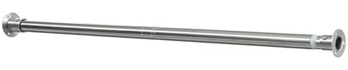 Ausziehbare Kleiderstange, 38-99cm Garderoben-Stange der Kleiderbügel aus Edelstahl Verstellbarer Kleiderschrank Kleiderstange für Schlafzimmer/Silber