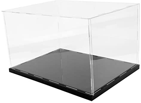 COSMEVIVI Acrylic Display Box Model Display Box 35x25x20cm Dustproof Showcase for Handmade Models Collectibles Storage for Hobbyists and Collectors