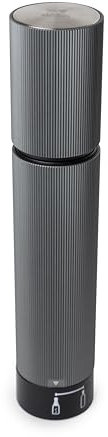 PEUGEOT - Manuelle Vakuumpumpe Preserve Line aus Aluminium - Doppelte Funktion für stillen und sprudelnden Wein - Inklusive 3 Stopfen - Bewahrt Aromen und Perlwein - Karbonfarben