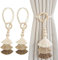BSITSSS Lot de 2 Embrasse pour Rideaux, Embrasses de Rideaux Bohème, Frange Triangulaire Embrasse Rideau, Modes Embrasses à Rideaux, Attache Rideau pour Décoration de Maison, Bureau Etc