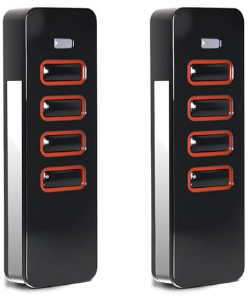 868Mhz Fernbedienung für Sommer Handsender für Pearl 4018V000, 4-Kanal Garagenöffner für 4015862001900, Garagentor Fernbedienung für Sommer Torantriebe, Rollencode, 2 Stück