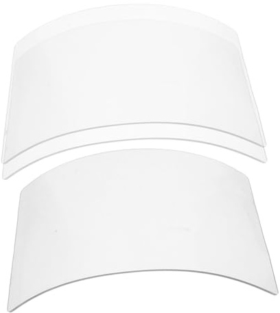 SWOOMEY 3pcs Sandblasting Hood Protective Lens Replacement Lightweight Transparent Dust Protection Glasses for Grinding Cutting and Sandblasting Safety Gear