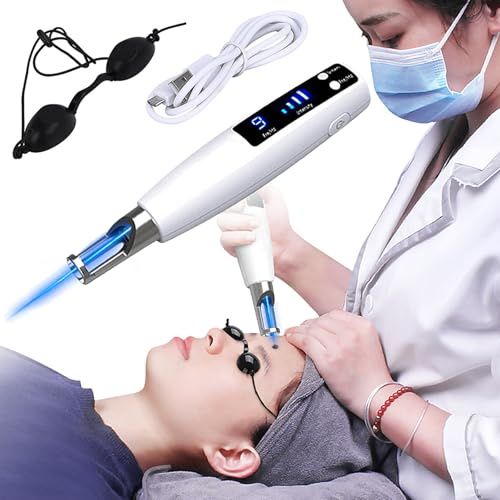 Dispositivo de plasma Picosecond Pen (9 modos + 4 niveles), removedor de manchas oscuras, máquina de eliminación de tatuajes, pantalla LCD, recargable, para pigmentos, cicatrices, topos, eliminación