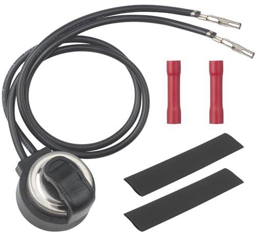 5303918810 Refrigerator Defrost Thermostat Kit Ice Maker Thermostat Compatible with Frigidaire,Kenmore,Electrolux, Fridg,Tappan, and Gibson, White Westinghouse Refrigerator,Replaces 808113301