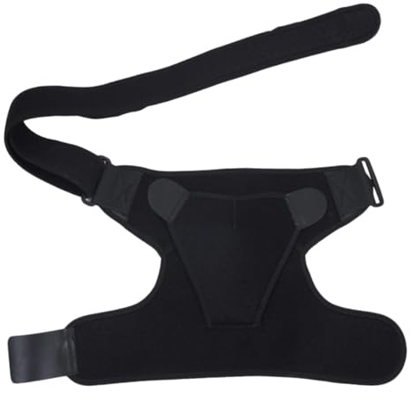 DOKRIN Lot de 1 attelle d'épaule, soutien de la coiffe des rotateurs, bandage de soutien léger en néoprène, soulage les douleurs à l'épaule, convient aux bras droit et gauche.