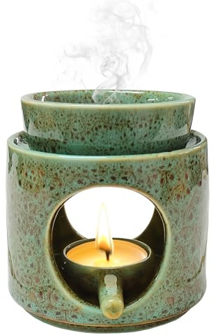 Doftlampa värmeljus, doftlampa för eteriska oljor, ljus varm lampa, keramisk aromlampa, ljusvärmare, lampa, rumsdoft diffuser, värmare för eteriska oljor, doftolja och doftvax