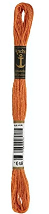 ANCHOR Broderi trådar sticktwist, löplängd: 8m 1048