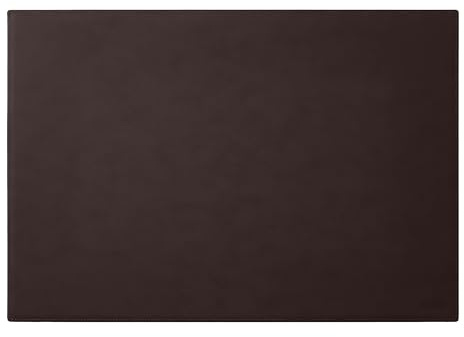 Eglooh - Mercurio - Schreibtischunterlage Leder mit quadratischen Ecken- Desk Mat Leather Rutschfest - Desk Setup Accessories Made in Italy