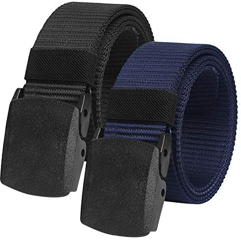 Chalier Unisex DJT2020 Gürtel, Blau & Schwarz, 130