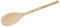 Fackelmann Cuchara de madera de cocina para remover y mezclar los alimentos, Madera de Haya, Utensilios de cocina de madera, Color Natural, 25x4, 5cm, 1ud