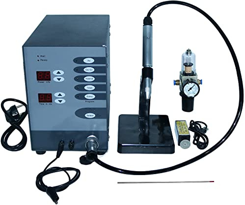 Automatic Spot Welder Pulse Argon Arc Welding Machine Jewelry Welder 110V Spot Welder for Jewelry Welding Jewelry Repair Tool 50-600A,100W
