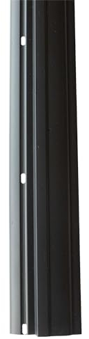 Jardinion Abdeckprofil für Noppenfolie, PVC Abschlussleiste 5 Stück 2m Abdeckleiste für Grundmauerschutz, einfache Montage, effektiver Schutz