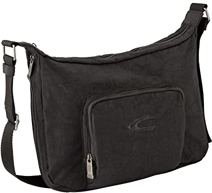 camel active Journey Herren Umhängetasche Crossbody Bag Mittelgroß Schwarz