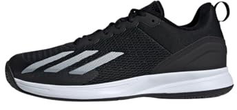 adidas Herren Courtflash Speed Tennis Shoes, Core Black/Cloud White/Core Black, 43 1/3 EU