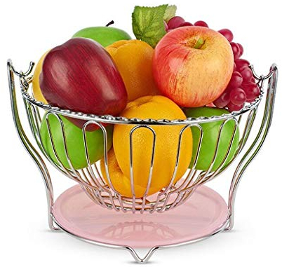 Corbeille À Fruits Corbeille À Fruits Européenne En Fer Forgé, Panier À Collations De Salon, Panier De Rangement De Fruits Secs, Bol À Fruits Élégant, Corbeille À Fruits À Balançoire Ronde, Plat À Fr