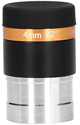 Ocular Gran Angular Ocular Asférico de 62° Alta Definición Totalmente Recubierto para Telescopio Astronómico de 1,25 Pulgadas Ocular Gran Angular de 23 Mm/0,9 Pulgadas (4mm)