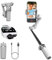 AOCHUAN Stabilisateur Smart X2 pour iPhone, Tige d'extension intégrée de 20 cm, cardan Portable pour Smartphone à 3 Axes, Perche à Selfie Pliable avec écran OLED, Enregistrement vidéo, Blanc