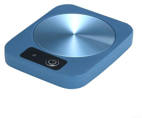 Yuanpgky Scaldabicchieri elettrico intelligente, scalda-tazza da caffè, scalda-tazza con USB, per scrivania da ufficio e uso domestico (USB blu)