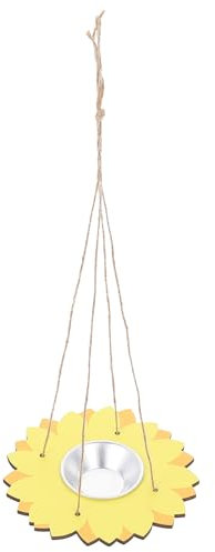 POPETPOP Attirez Plus Doiseaux dans Votre Jardin - Mangeoire Suspendue en Bois Ornement Décoratif Dextérieur