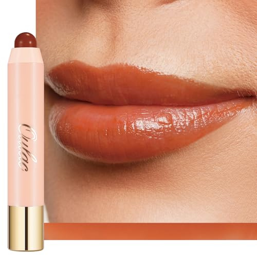Oulac 2 in 1 Lippenstift und Rouge - Getönter Lippenbalsam, Feuchtigkeitsspendend & Pflegend, Lippenstifte & Rouge für Lippen und Wangen, Vegan, Pumpkin Please! (07)