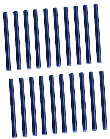 Amosfun 20 Pezzi Colla Caldo Colorata Stick Adesivi per Diy Facile da Usare Leggera per Giochi