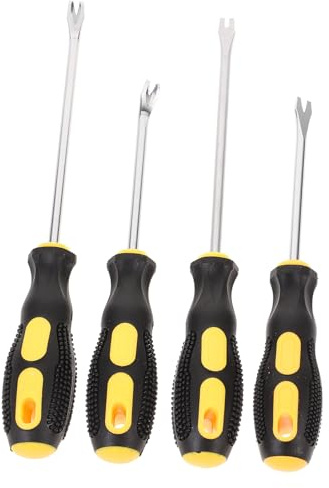 iplusmile 4pièces Arrache-clou Extracteur Multi-fonction pour Retirer Agrafes et Clous Outil Manuel avec Pointes Fines et Angle de Degrés Conçu pour Artisans et Professionnels