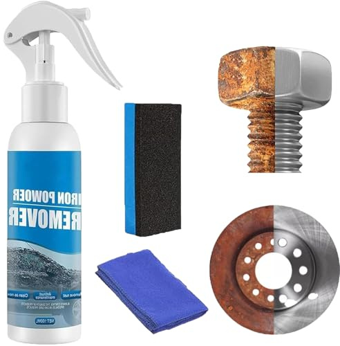 Rakiuty Convertitore Ruggine,2026 Spray per Rimuovere la Ruggine,Eliminare Ruggine da Metallo,Antiruggine per Ferro,Togli Ruggine per Metalli//Bici/Auto/Bicicletta,100ml