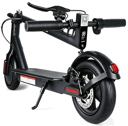 Trottinette Électrique Ado, 25km/h, Autonomie 10km, Pneu Gonflable, Pliable