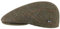 Lipodo Flatcap mit Karomuster Herren - gefütterte Schiebermütze mit Wolle - Made in Italy - Karierte Herrenmütze mit Schirm - Schirmmütze Herbst/Winter Oliv 60 cm
