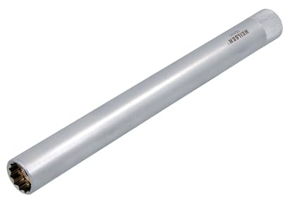 Neilsen CT4509-18mm 3/8in Dr Extra Long Spark Plug Socket 250mm with Magnet – Compatible with Honda, Compatible with Kawasaki, Compatible with Suzuki, Compatible with Yamaha Motorbikes