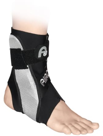 Aircast A60 Sprunggelenkschiene in verschiedenen Größen für Links oder Rechts - 1 Stück - Supinations-/Pronationsbeschränkung durch unelastisches Zugband (links, L)