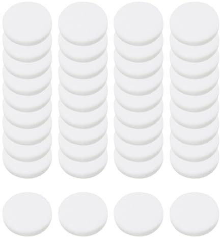 200 Pcs 30mm Essential Oil Car Diffuser Refill Pads - Air Freshener Vent Clip Replacement Aromatherapy Pads - White