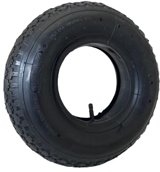 pokm toolsmarket - Schubkarren Reifen 4.00-6, Mantel mit Schlauch, Maximaler Druck 2,1 bar / 30 psi, doppelt genähter Reifen, Ersatzreifen Luftreifen, maximale Belastung 136 kg