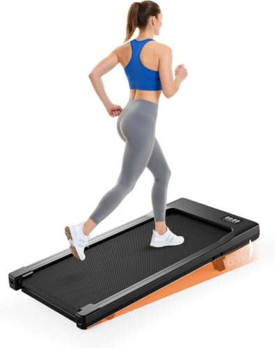 Superun Raceable 6% Incline Walking Pad, 6/12km/h Foldable Treadmill | Under Desk Treadmill for Smart Devices with App Control, Training Courses, Max 136KG, UK Stock Fast Door to Door Delivery