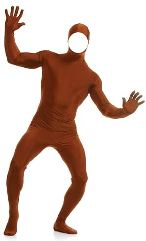 Generisch Traje de cuerpo completo naranja Lorax Disfraz Onesie Costume Slenderman Divertido Mono de Carnaval Disfraz de Cuerpo Completo Mono para Carnaval Cosplay