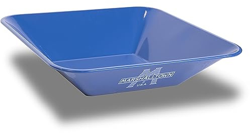 MARSHALLTOWN Steel Mortar Pan, 3 Cubic Foot Capacity, Made in the USA, Masons Board, 14892