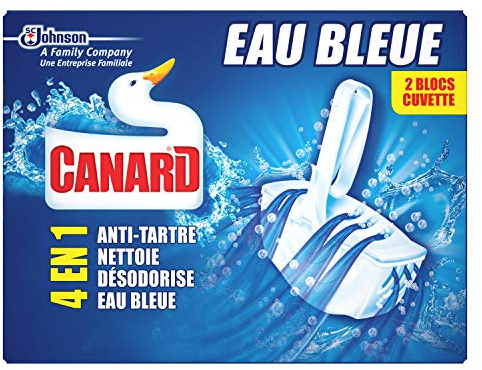 Canard WC 4en1 Bloc Colorant Eau Bleue 2 ct 80 g